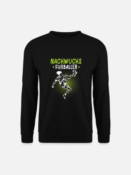 Nachwuchs Fußballer Fußball junge Fußballspieler - Unisex Pullover - Schwarz