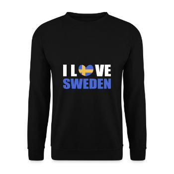 Suède Suédois - Sweat-shirt Unisexe - noir - Devant - Alina (178cm) & Michal (187cm)