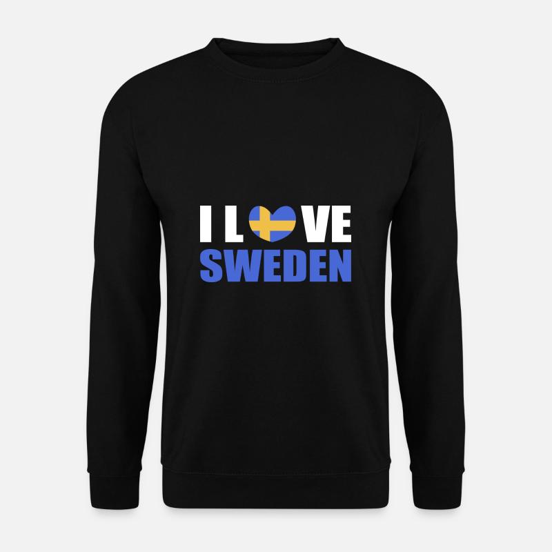 Schweden Schwedisch - Unisex Pullover - Schwarz