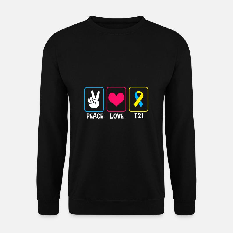 Down syndrome - Unisex Sweatshirt - black