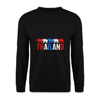 Thaïlande - Sweat-shirt Unisexe - noir - Devant - Alina (178cm) & Michal (187cm)