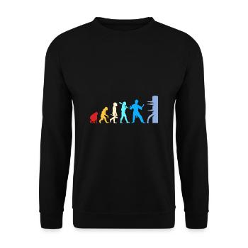 Wing Chun - Unisex Sweatshirt - black - Front - Alina (178cm) & Michal (187cm)