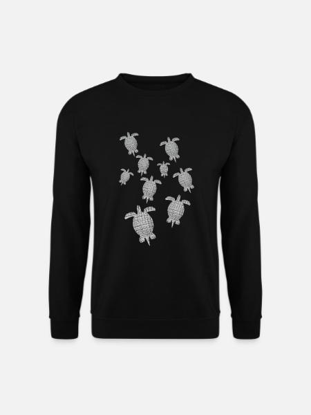 Schildkröten Turtles - Unisex Pullover - Schwarz