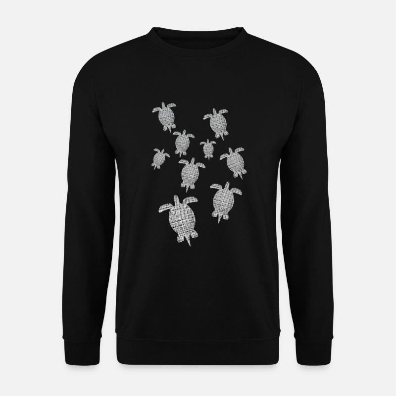 Schildkröten Turtles - Unisex Pullover - Schwarz