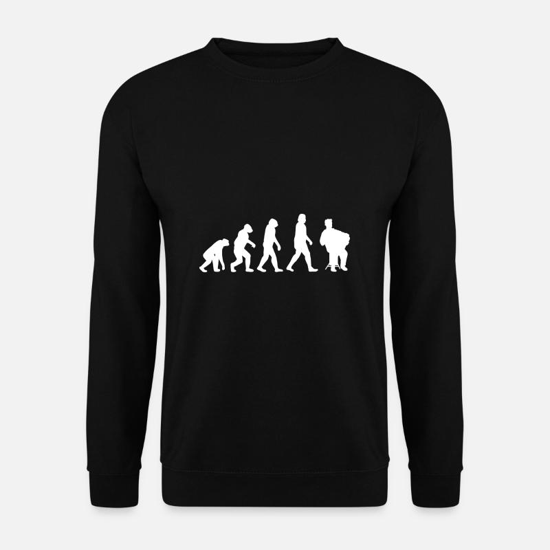 Akkordeon - Unisex Pullover - Schwarz