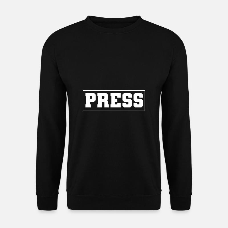Autor Presse (Medien) - Unisex Pullover - Schwarz
