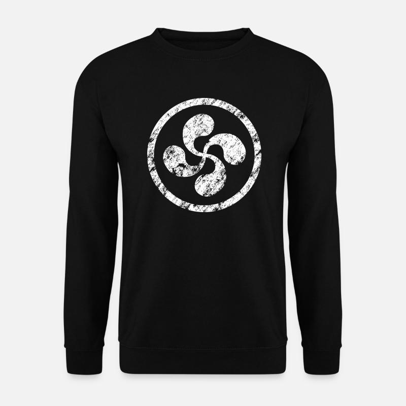 Lauburu from Euskadi - Unisex Sweatshirt - black