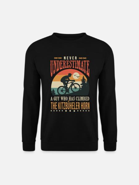 ein Typ, der das Kitzbüheler Horn bestiegen hat - Unisex Pullover - Schwarz