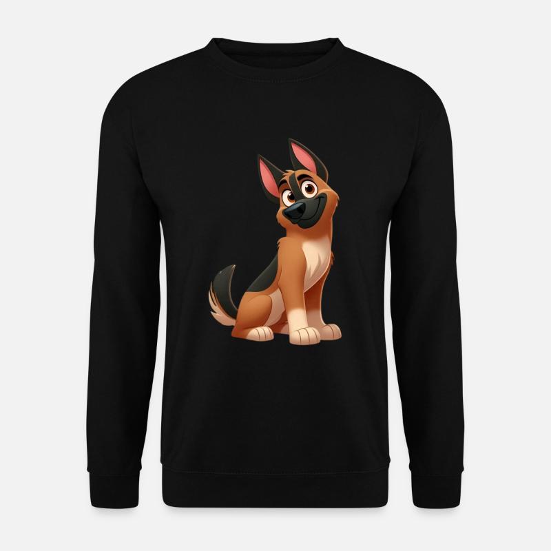 German Shepherd 14 - Unisex Sweatshirt - black