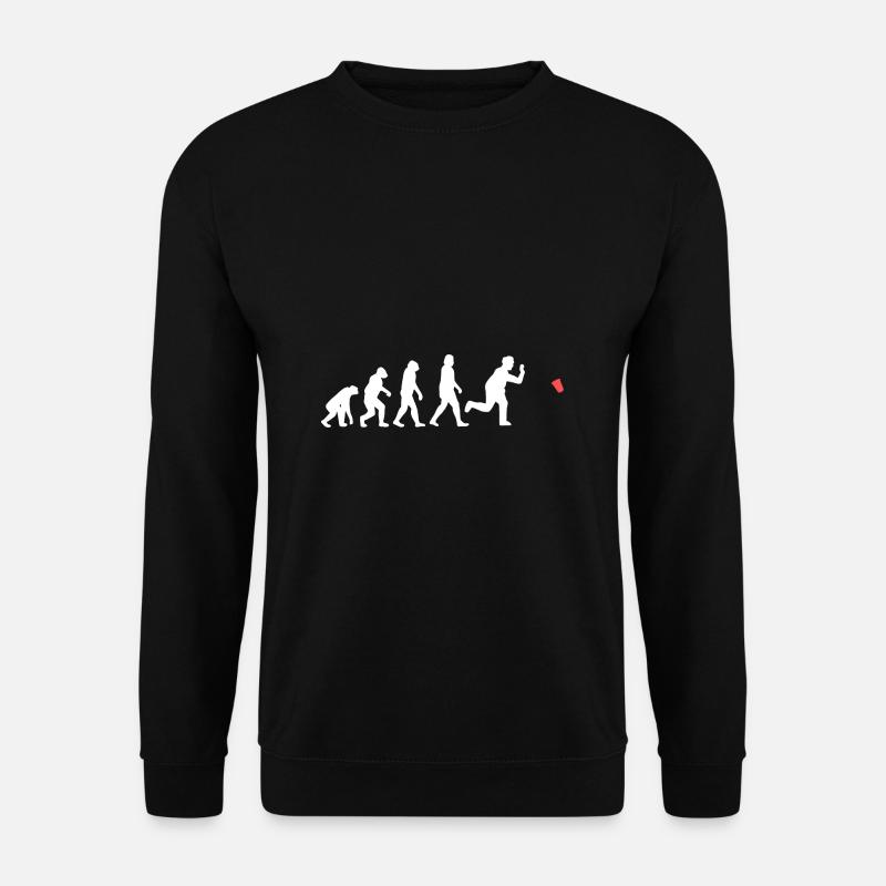 Beerpong Bierpong Bier Pong Evolution - Unisex Pullover - Schwarz