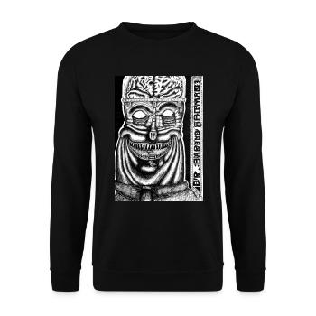 DR. SERIAL - Unisex Sweatshirt - black - Front - Alina (178cm) & Michal (187cm)