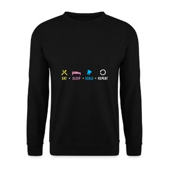 Zahnarzt - Unisex Pullover - Schwarz - Vorne - Alina (178cm) & Michal (187cm)