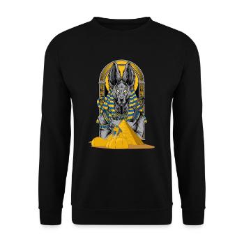Égypte - Sweat-shirt Unisexe - noir - Devant - Alina (178cm) & Michal (187cm)