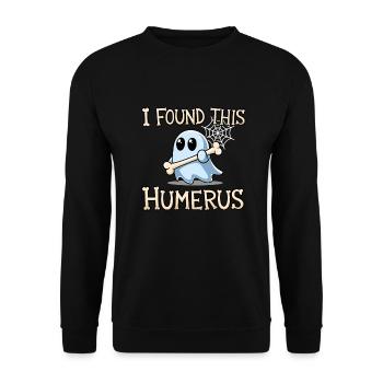Halloween Ghost Nurse Bone Hospital - Sweat-shirt Unisexe - noir - Devant - Alina (178cm) & Michal (187cm)