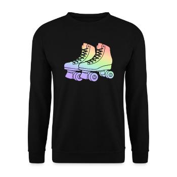 Patins à roulettes Patins à roulettes Enfants Filles Patins à roulettes - Sweat-shirt Unisexe - noir - Devant - Alina (178cm) & Michal (187cm)
