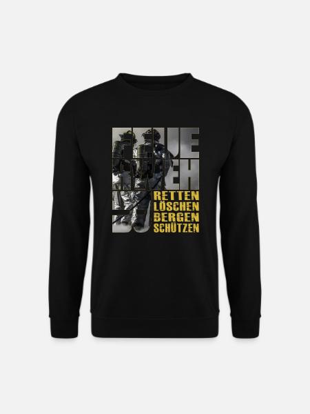 Feuerwehr - ReLoeBeSue - Unisex Pullover - Schwarz