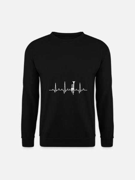 Trompeter Geschenk für Musiker Trompete Instrument - Unisex Pullover - Schwarz