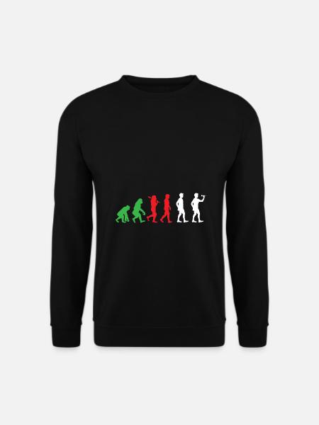 Lustiger Dart Spruch Darts Darten Geschenk - Unisex Pullover - Schwarz