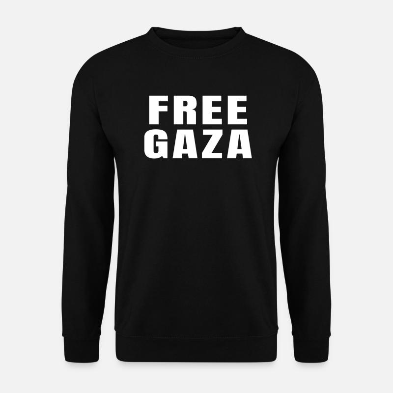 Free Gaza - Unisex Pullover - Schwarz