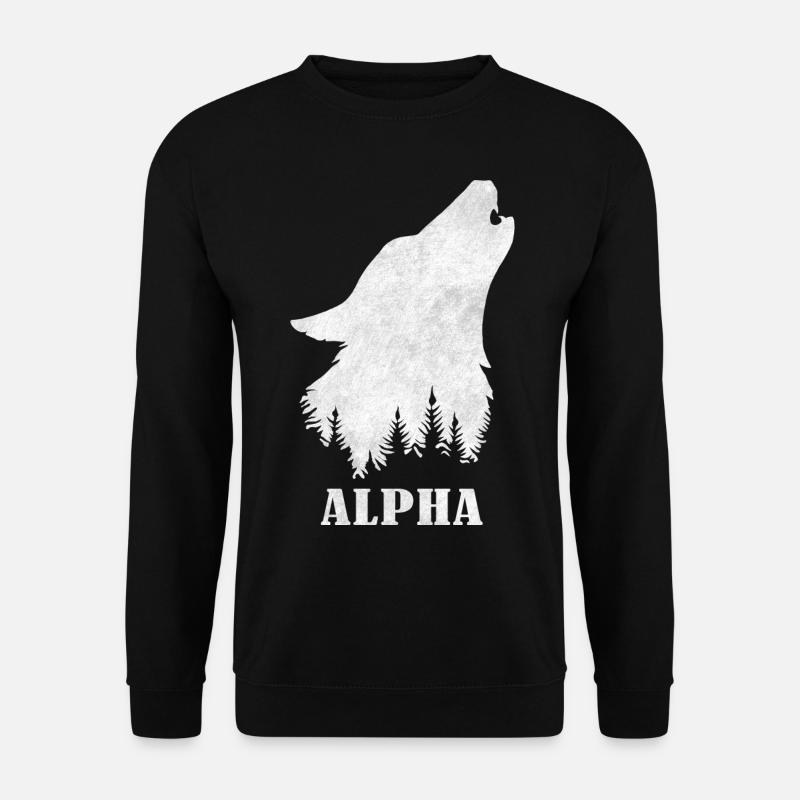 Alpha - Wolf - Wulf - Unisex Sweatshirt - black