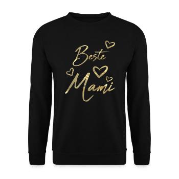Meilleure maman - Sweat-shirt Unisexe - noir - Devant - Alina (178cm) & Michal (187cm)