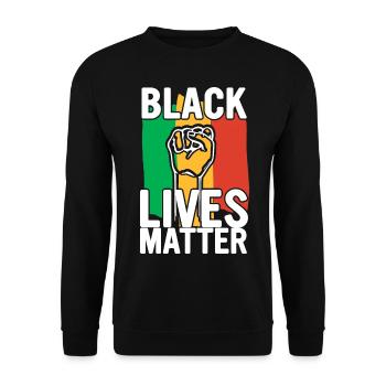 Black History Month Black History - Unisex Sweatshirt - black - Front - Alina (178cm) & Michal (187cm)
