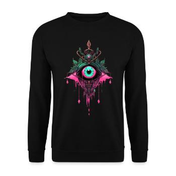 Dreamcatcher #2 - Unisex Sweatshirt - black - Front - Alina (178cm) & Michal (187cm)