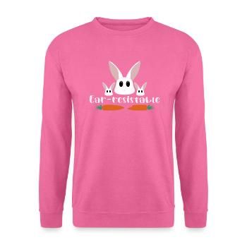 Ear-resistable - Unisex Sweatshirt - pink - Front