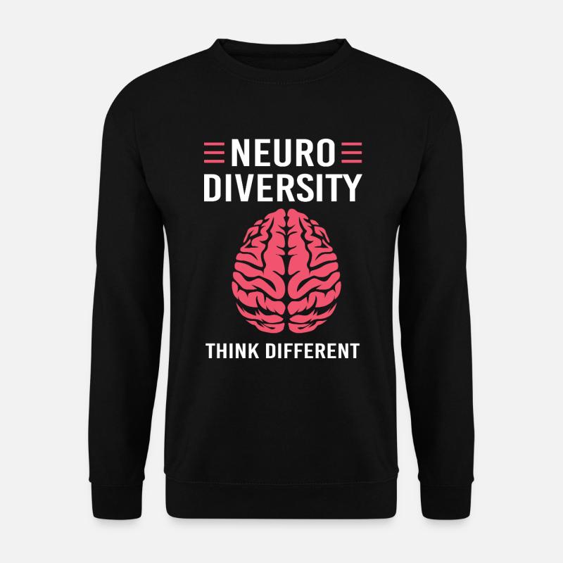 Autismus Autist ADHS Asperger Neurodiversity - Unisex Pullover - Schwarz