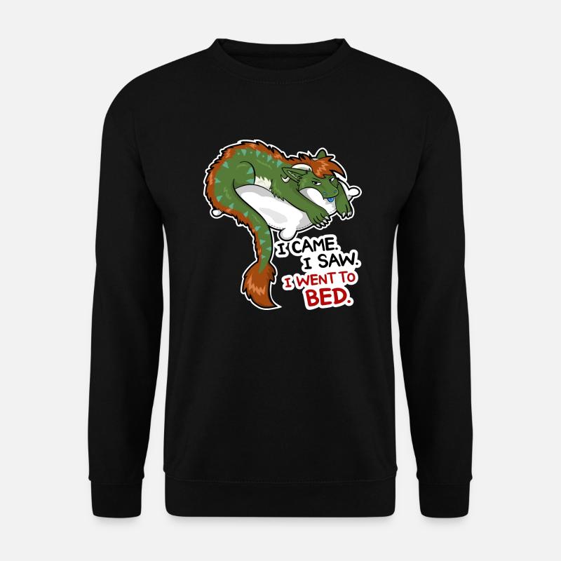 I came. I saw. I went to Bed - Unisex Pullover - Schwarz