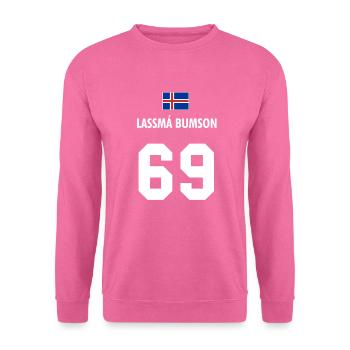lass mal bumsen island Weltmeisterschaft F - Unisex Pullover - Pink - Vorne