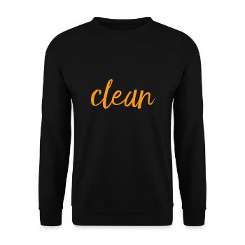 Drogen hinter sich lassen - Unisex Pullover - Schwarz - Vorne - Alina (178cm) & Michal (187cm)