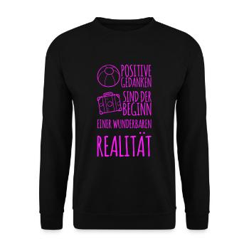 Mindset - Unisex Pullover - Schwarz - Vorne - Alina (178cm) & Michal (187cm)