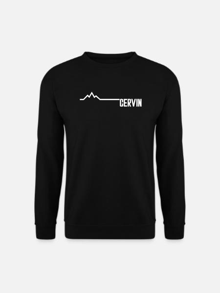 Cervin Montagne - Sweat-shirt Unisexe - noir