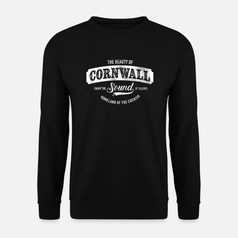 DIE SCHÖNHEIT VON CORNWALL, CORNISH - Unisex Pullover - Schwarz