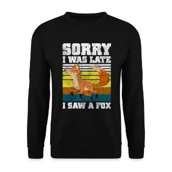 Chasseur de sagesse animale - Sweat-shirt Unisexe - noir - Devant - Alina (178cm) & Michal (187cm)