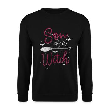 Sorcellerie Wife Halloween Wicca - Sweat-shirt Unisexe - noir - Devant - Alina (178cm) & Michal (187cm)