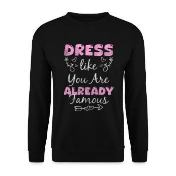 Mode Einkaufen Queen - Unisex Pullover - Schwarz - Vorne - Alina (178cm) & Michal (187cm)