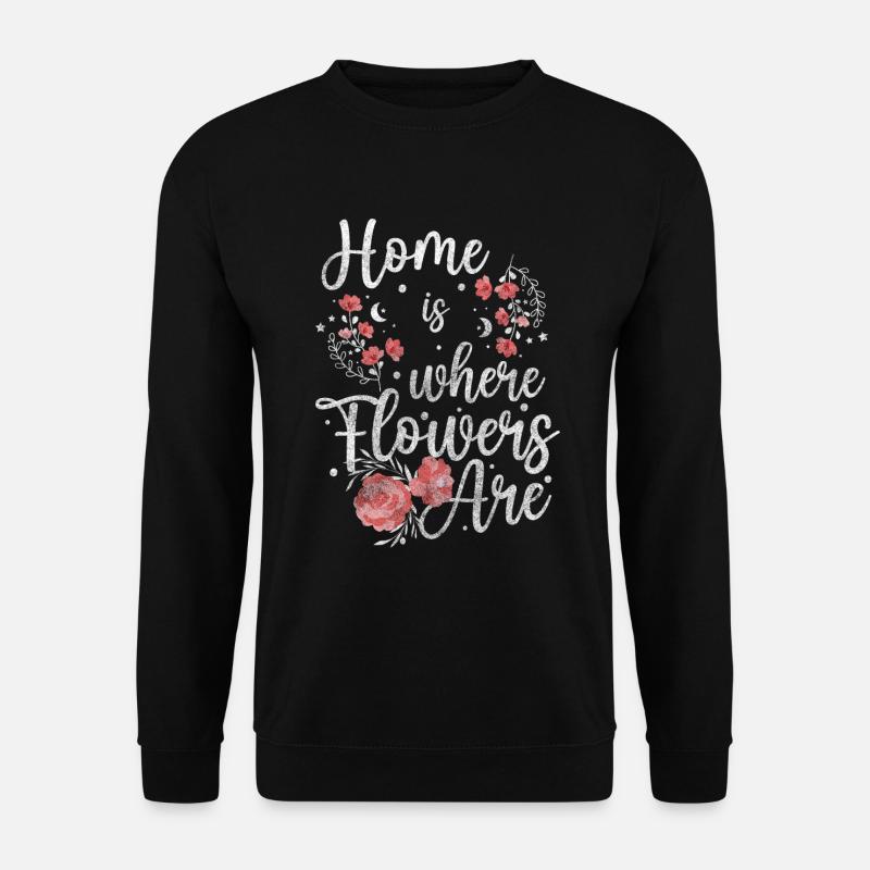 Blumen Bunt Hochzeit - Unisex Sweatshirt - black