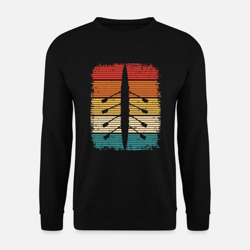 Rowing Boat Rower - Unisex Sweatshirt - black