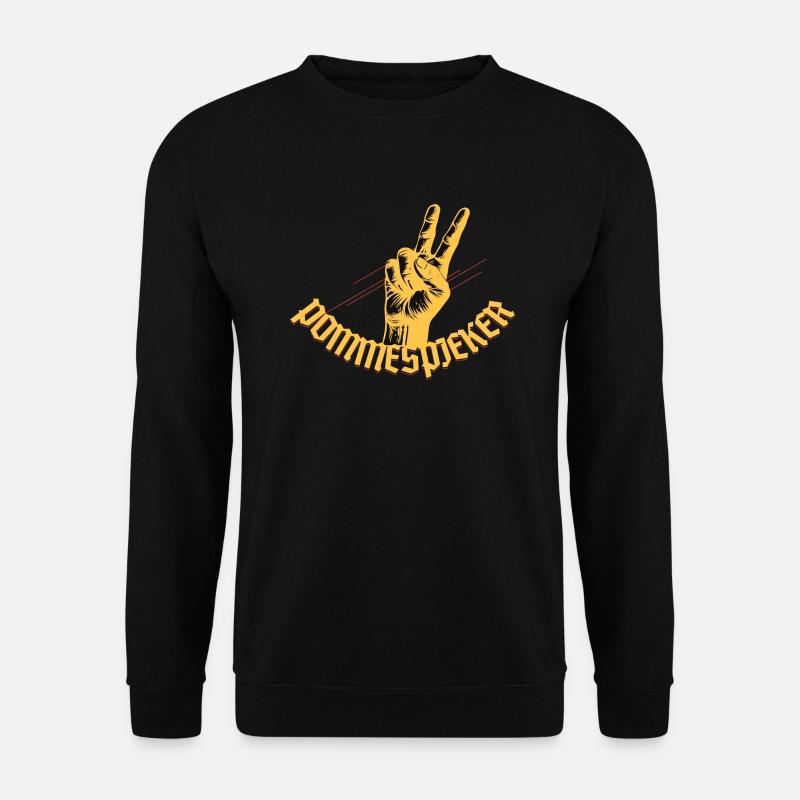 Pommespieker - Unisex Pullover - Schwarz