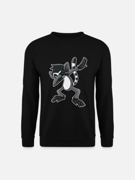 Lemur Dabbing - Unisex Pullover - Schwarz