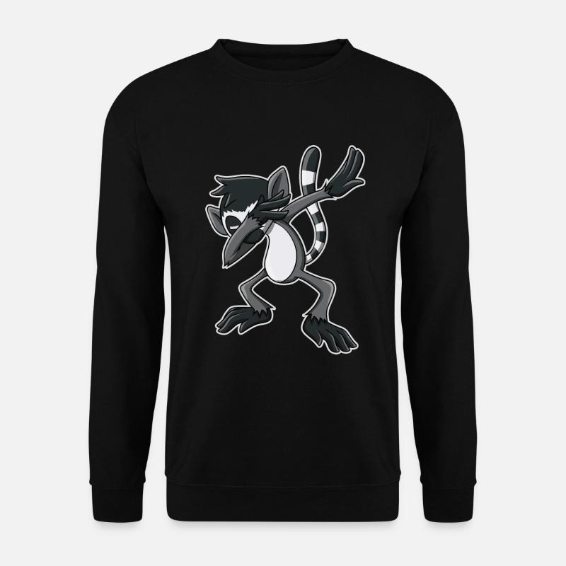 Lemur Dabbing - Unisex Sweatshirt - black