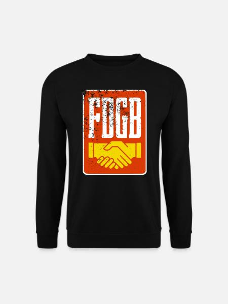 FDGB - DDR - Freier Deutscher Gewerkschaftsbund - Unisex Pullover - Schwarz