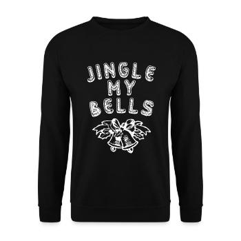 Jingle my bells - Unisex Pullover - Schwarz - Vorne - Alina (178cm) & Michal (187cm)