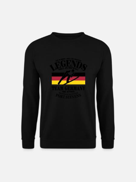 skispringer - skispringen - ski jumping - Unisex Pullover - Schwarz