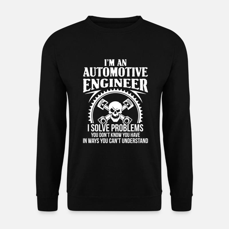 Automotive Engineer - car- auto - Unisex Sweatshirt - black