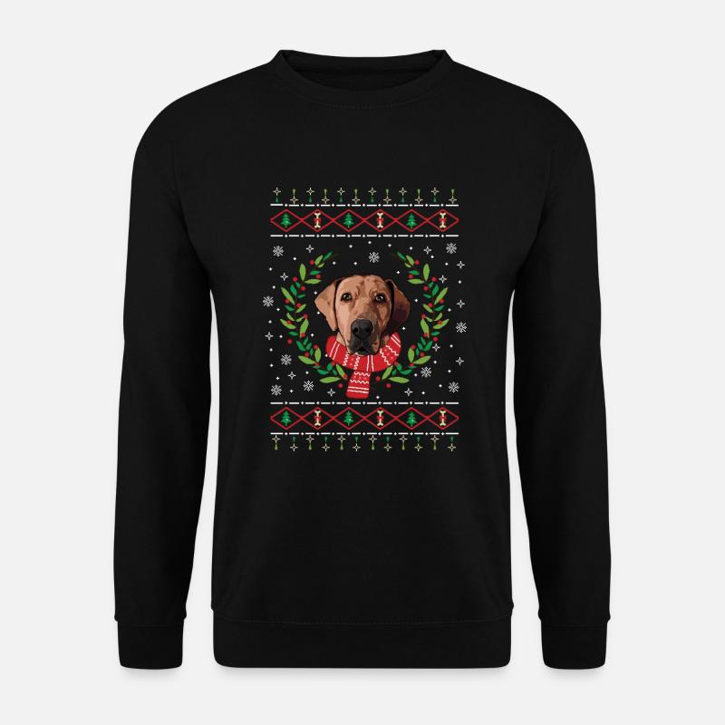 Broholmer Weihnachtspullover - Geschenk - Unisex Pullover - Schwarz