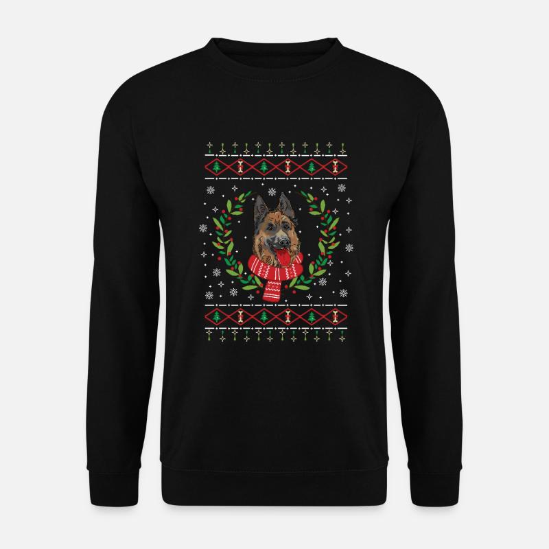 Deutscher Schäferhund Weihnachtspullover Geschenk - Unisex Pullover - Schwarz
