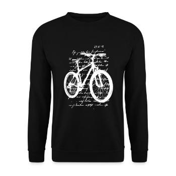 Vélo de montagne Vélo Design Vintage Retro - Sweat-shirt Unisexe - noir - Devant - Alina (178cm) & Michal (187cm)